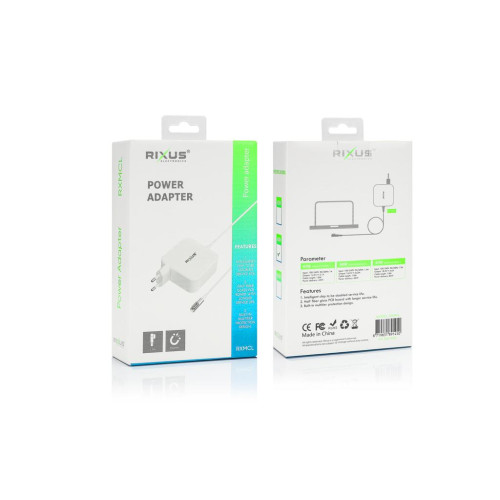 Rixus 45W Charger For Macbook - L Tip