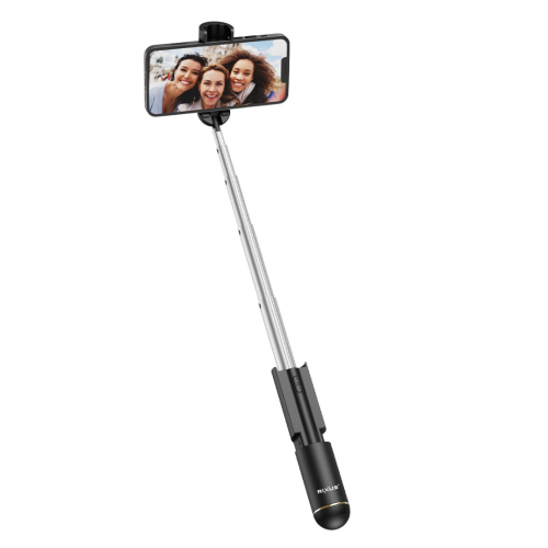 Rixus Mini Integrated Selfie Stick Bluetooth RXSF30B - Black