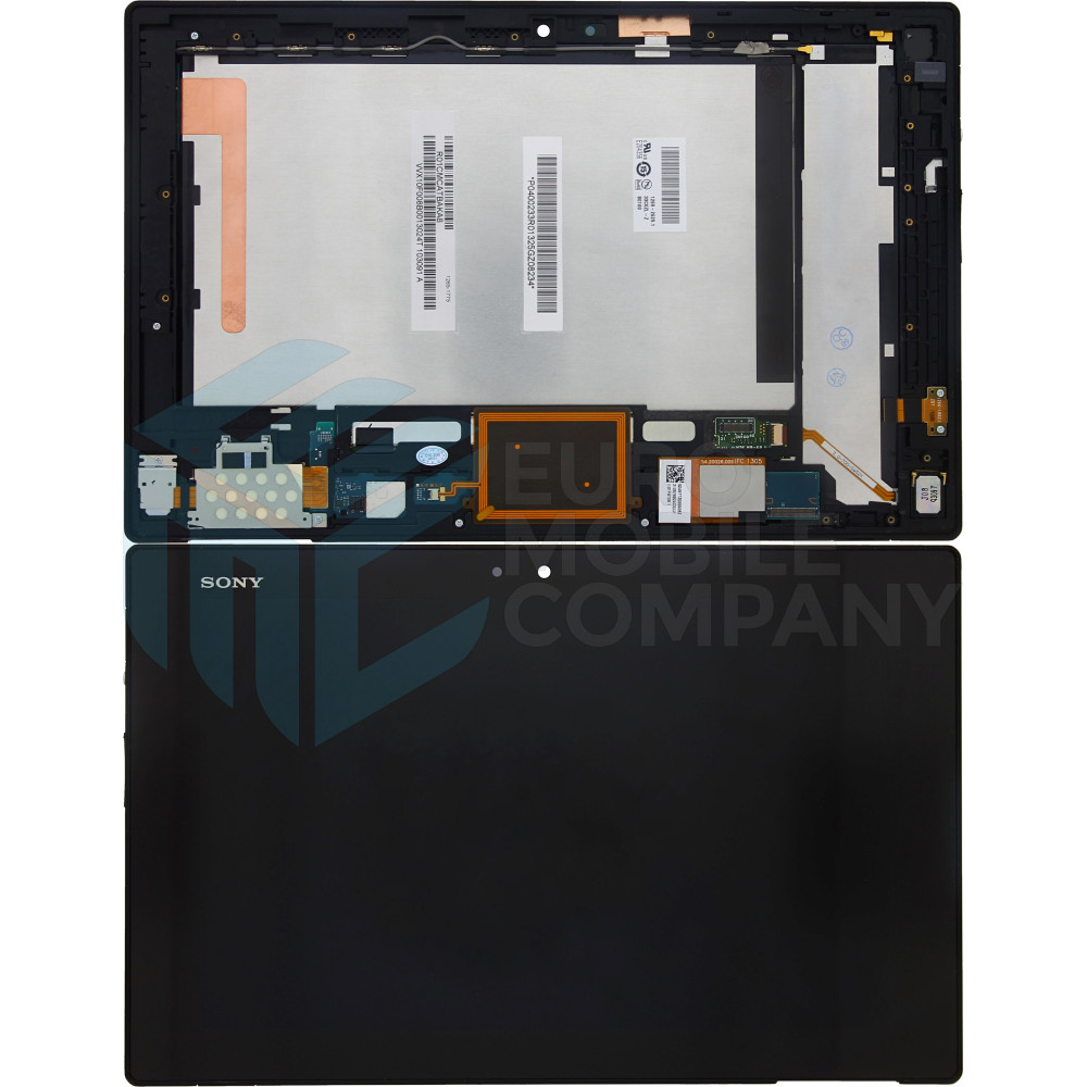 Sony Xperia Tablet Z Display + Digitizer + Frame - Black