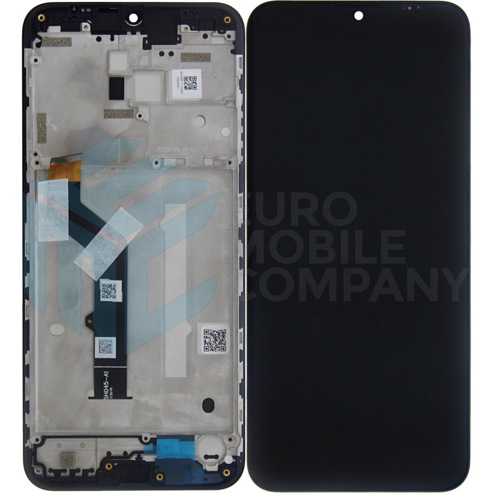 Motorola Moto G9 Play Display + Digitizer + Frame (5D68C17397) - Black