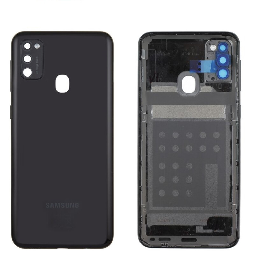 Samsung Galaxy M21 SM-M215F Battery Cover (GH82-22609A) - Black