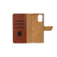 Rixus Bookcase For Samsung Galaxy A20 (SM-A205F) - Brown