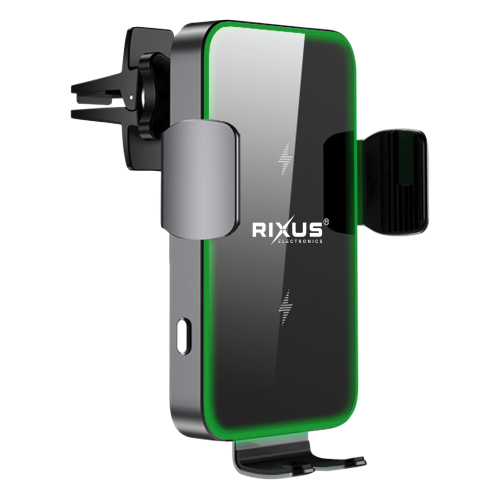 Rixus 15W Wireless Auto-Sensoring Car Mount Charger RXWC36