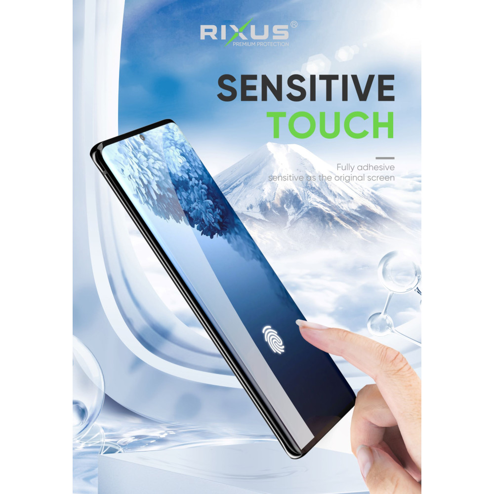 Rixus UV Glue Tempered Glass For Samsung Galaxy S20