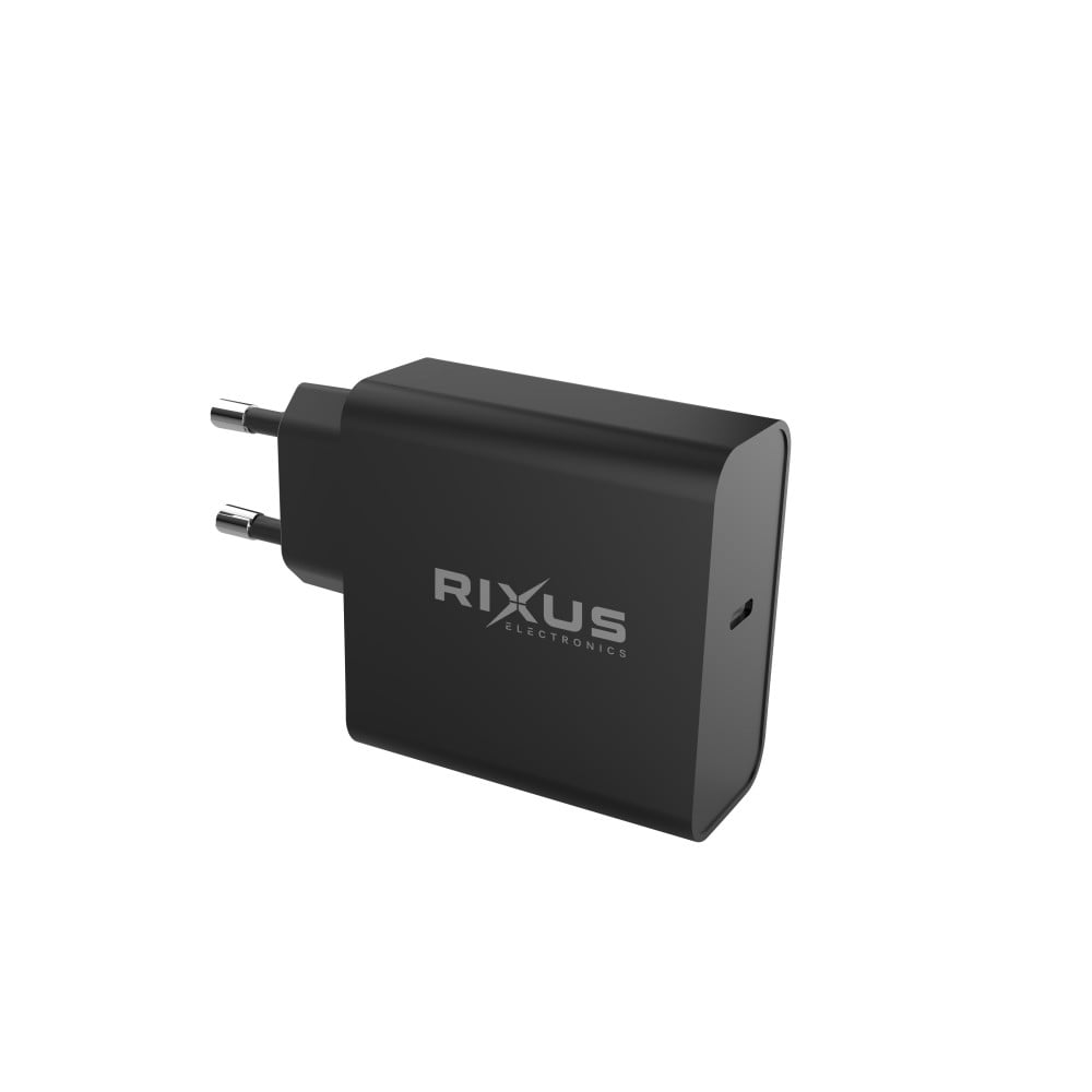 Rixus 65W Universal USB-C Charger for Laptop, Tablet and Phone RXLC24 - Black