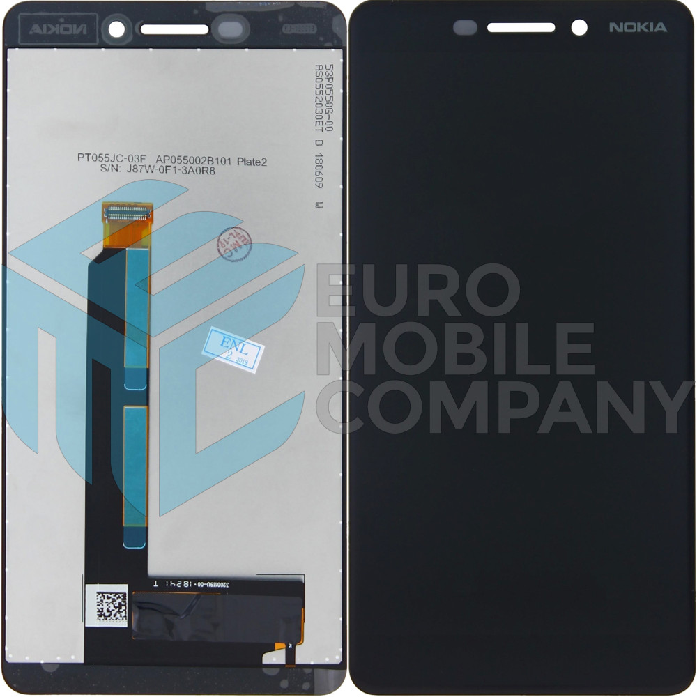 Nokia 6.1 (2018) Display + Digitizer Module - Black