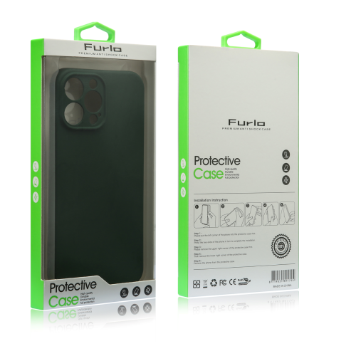 Furlo Protective Slim TPU Case For iPhone 11 Pro Max - Dark Green