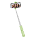 Rixus Mini Integrated Selfie Stick Bluetooth RXSF30G - Green