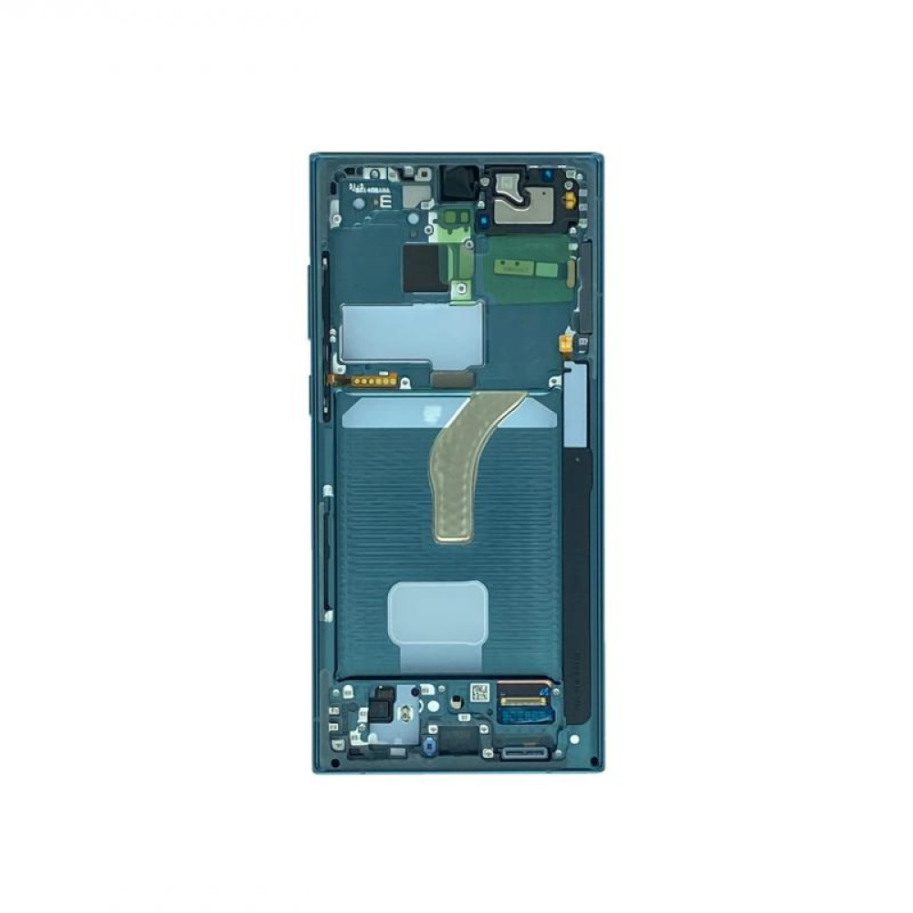 Samsung Galaxy S22 Ultra (SM-S908B) (GH82-27488D/GH82-27489D ) Display Complete (No Front Camera) - Green