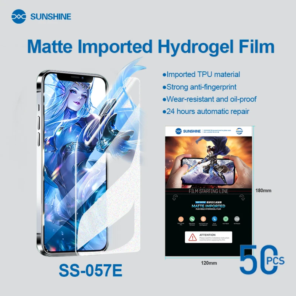 Sunshine Matte Imported Hydrogel Film SS-057E - 50pcs