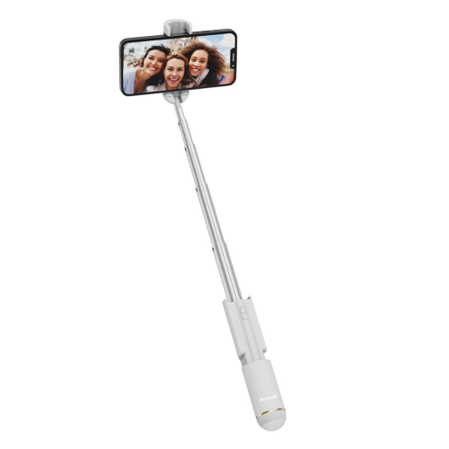 Rixus Mini Integrated Selfie Stick Bluetooth RXSF30A - White