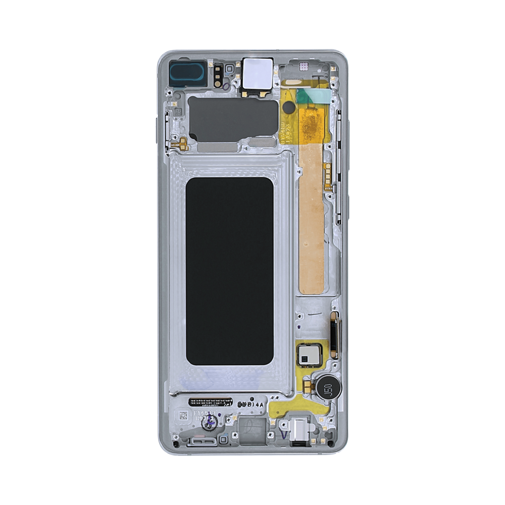 Samsung Galaxy S10 Plus (SM-G975F) (GH82-18834G / GH82-18849G) Display Complete - Canary yellow / silver
