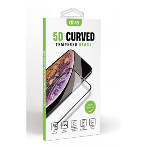 Diva 5D Glass Protector (Full Glue) For  Samsung A60
