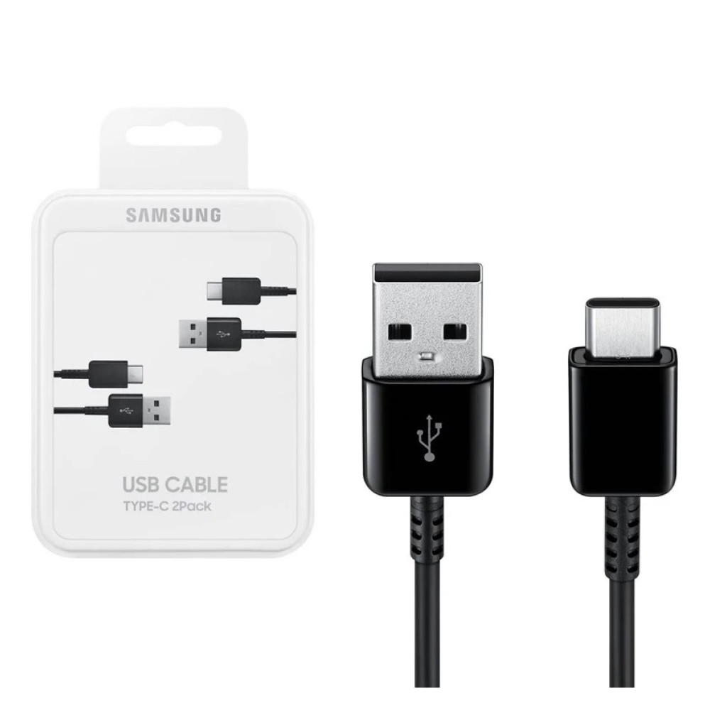 Samsung EP-DG930MBEGWW 1.5m Type C Cable (2pcs) - Black