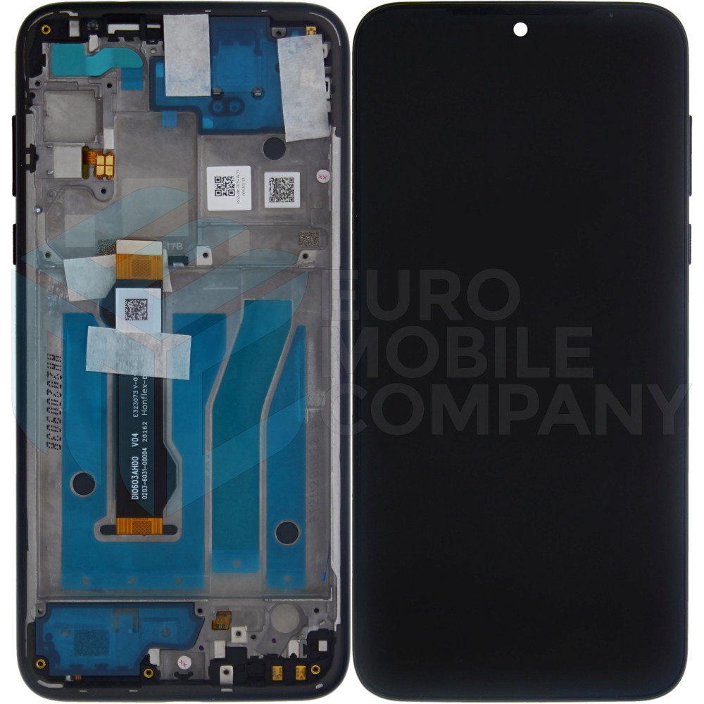 Motorola Moto G8 Plus Display + Frame (5D68C15528) - Graphene Blue
