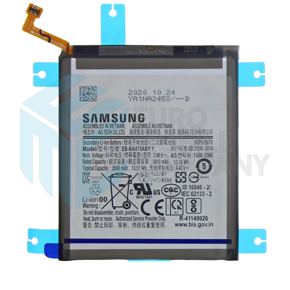 Samsung Galaxy A41 (SM-A415F) Battery EB-BA415ABY (GH82-22861A) - 3500mAh