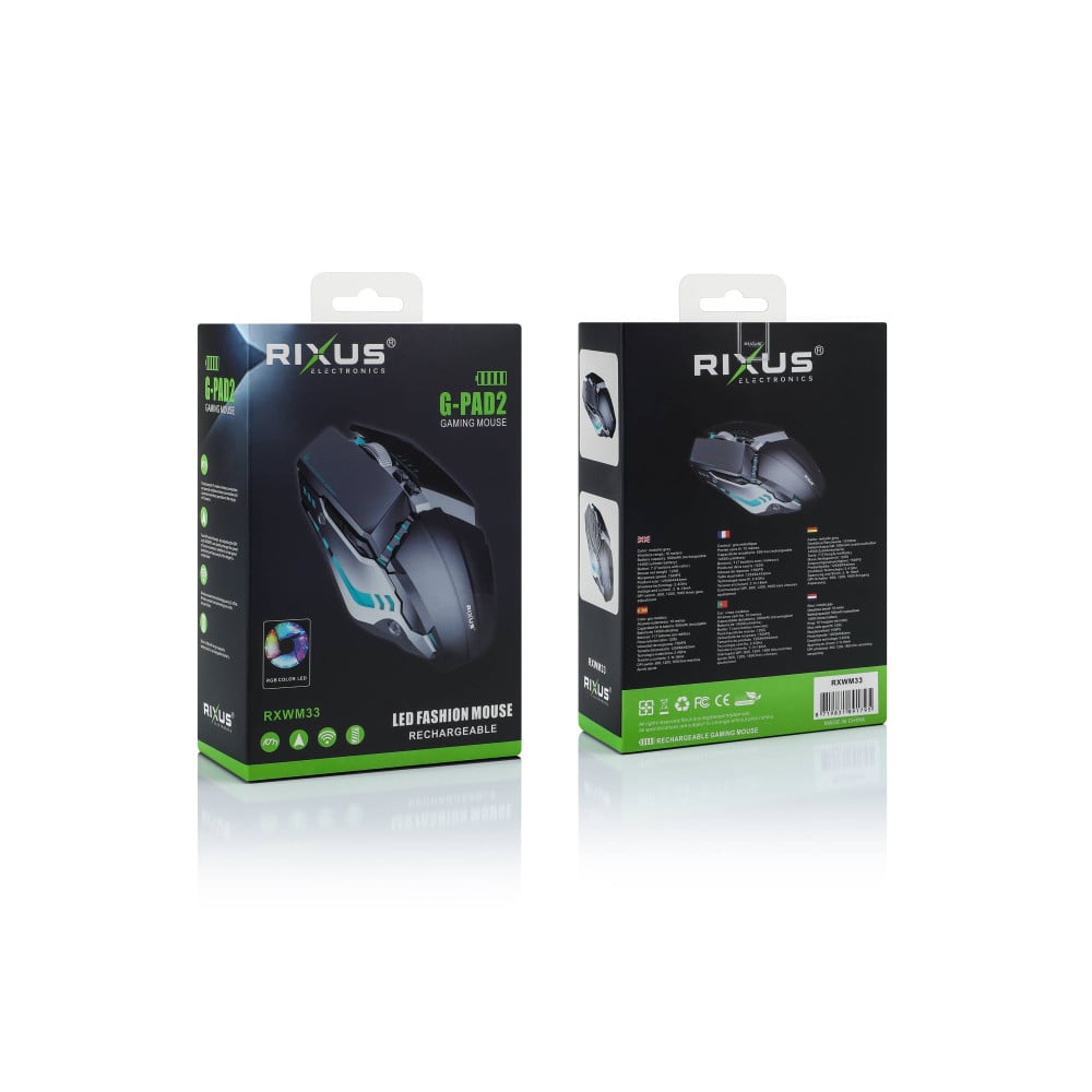 Rixus Wireless Gaming Mouse G-Pad2 RXWM33