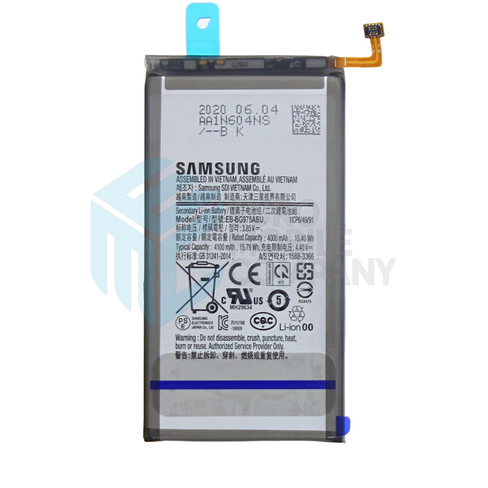 Samsung Galaxy S10 Plus (SM-G975F) Battery EB-BG975ABU (GH82-18827A) -  4100mAh