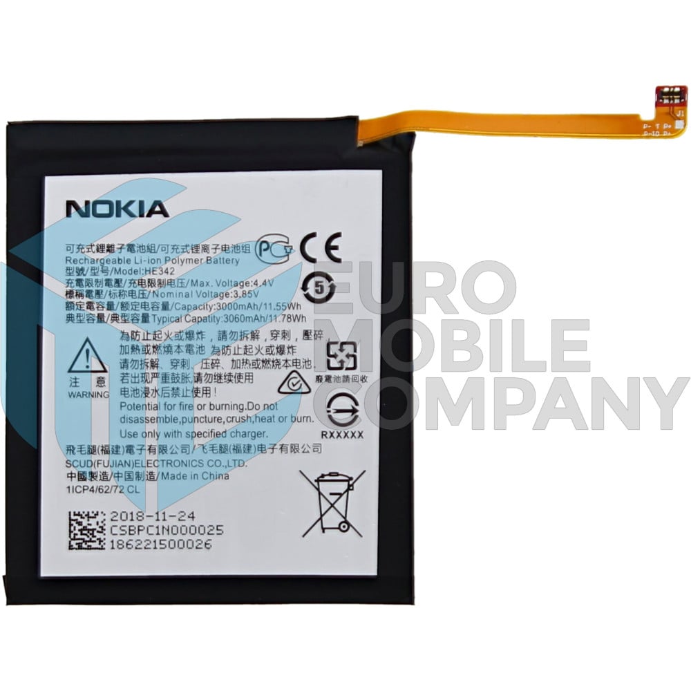 Nokia X6/6.1/7.1Plus Battery HE342 - 3060mAh