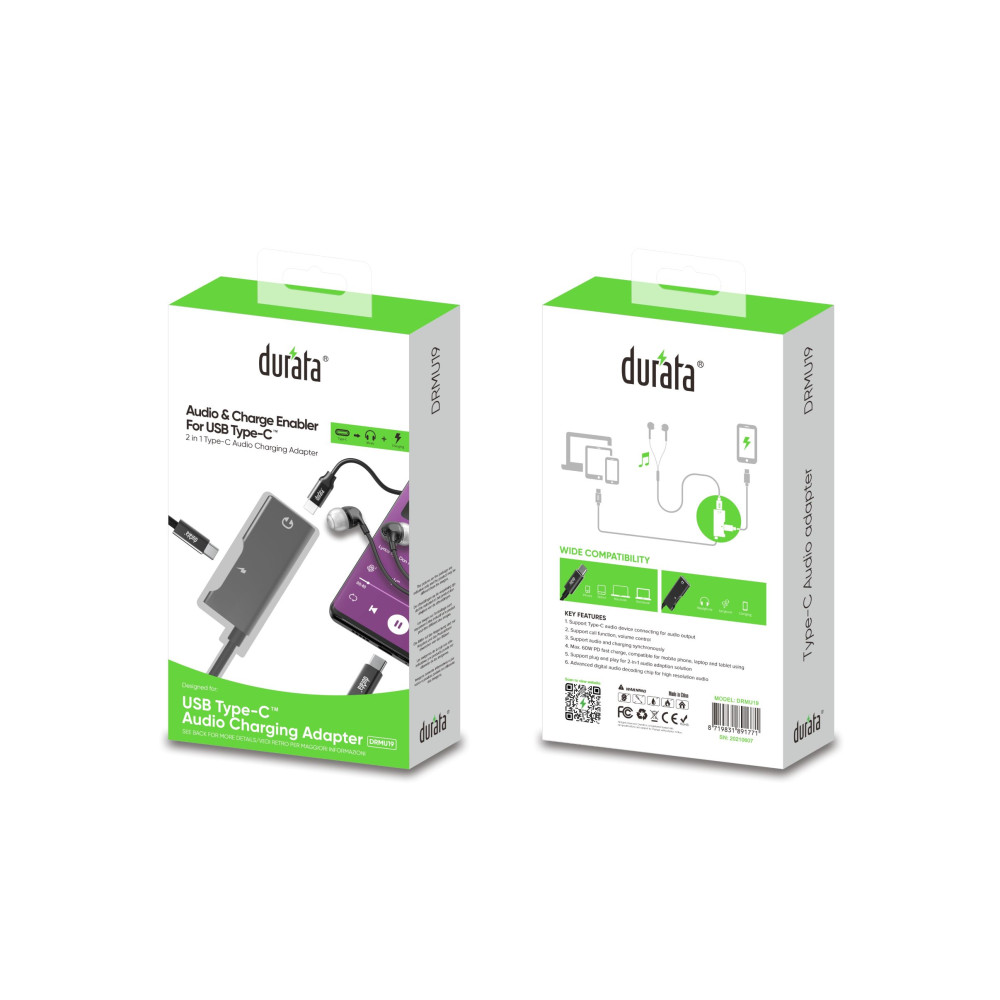 Durata Audio & Charge Enabler for Type C DRMU19