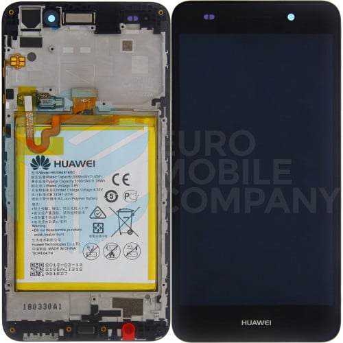 Huawei Ascend Y6 II (Y6-2) OEM Display Service Part Screen Incl. (97070PBY, 97070PMS) (02350VUG) - Black