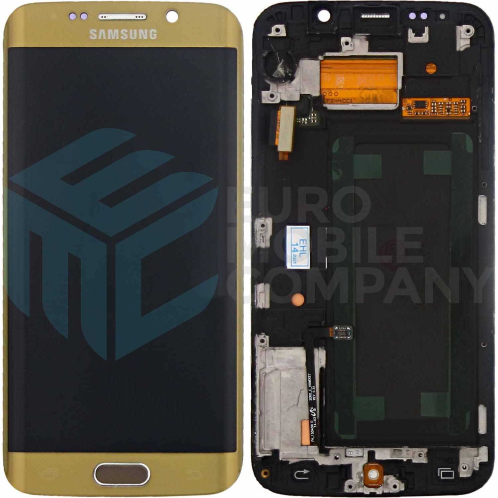 Samsung Galaxy S6 Edge (SM-G925F) Oled Display - Gold