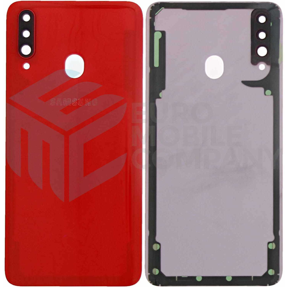 Samsung Galaxy A20s (SM-A207F) Battery Cover - Red