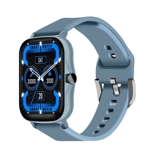 Momix Long-lasting Battery Life Smart Watch M2 - Dark Pastel Blue