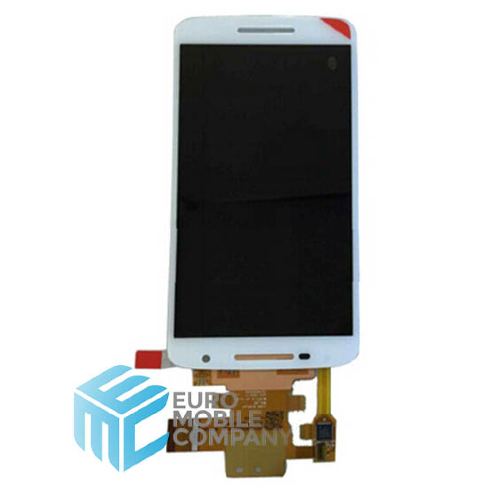 Motorola Moto X Play Display + Digitizer + Frame - White