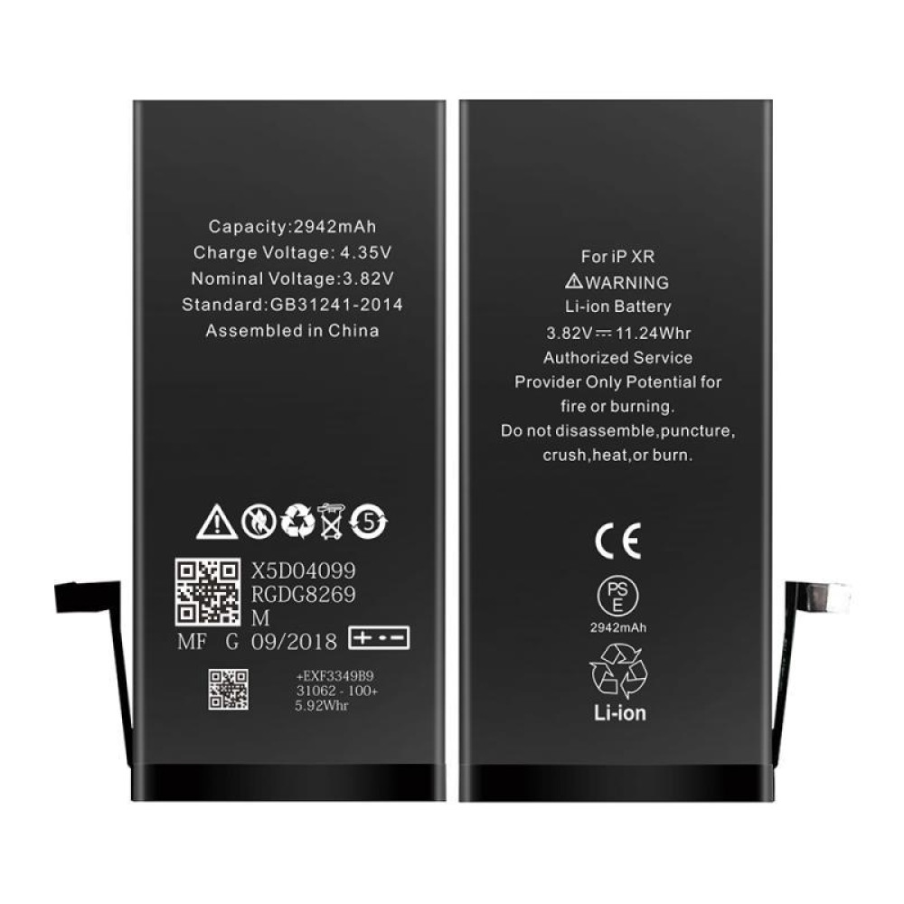 Replacement Battery For iPhone XR - 2942 mAh