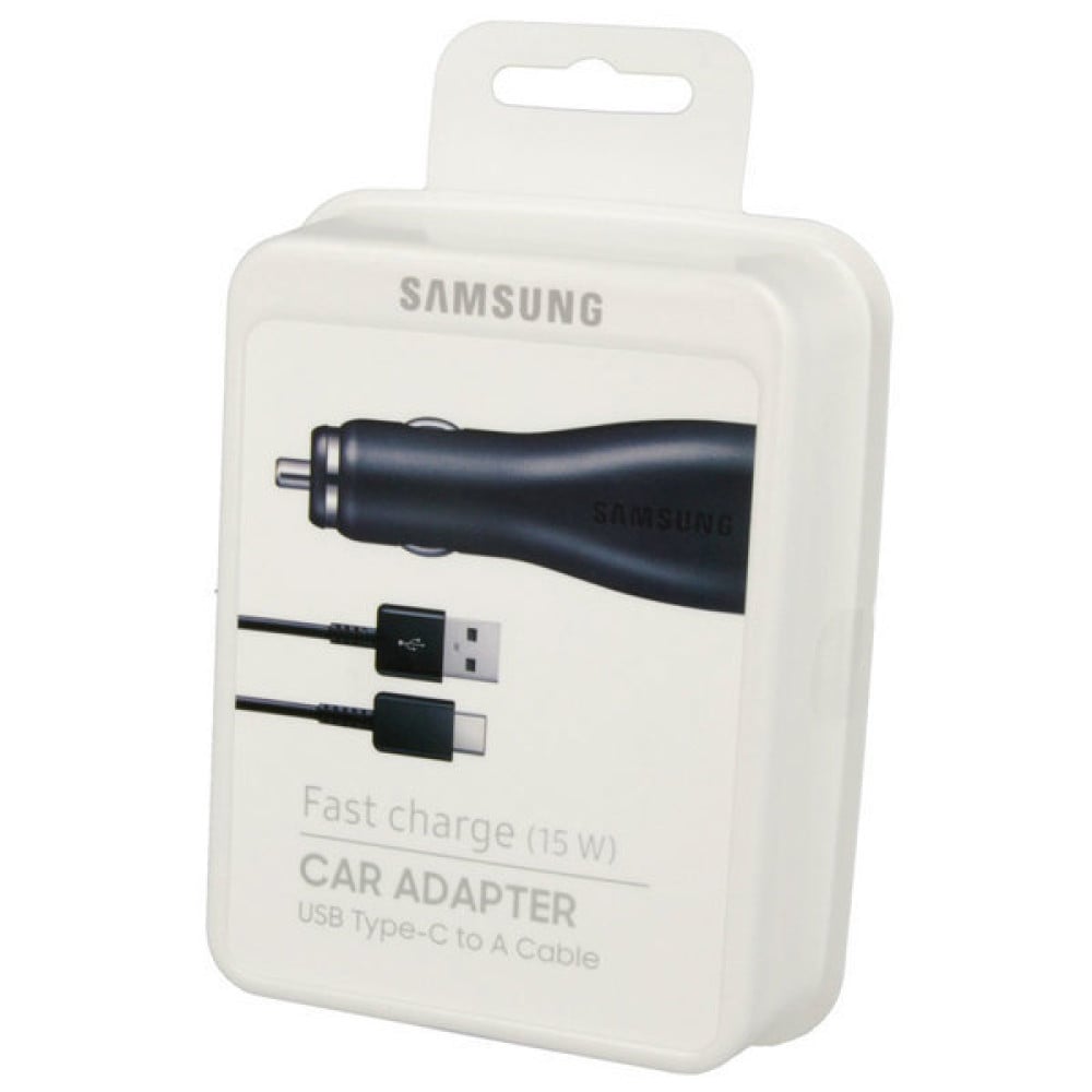 Samsung Car Fast Charger EP-LN915UBEGWW With USB C Cable - Black