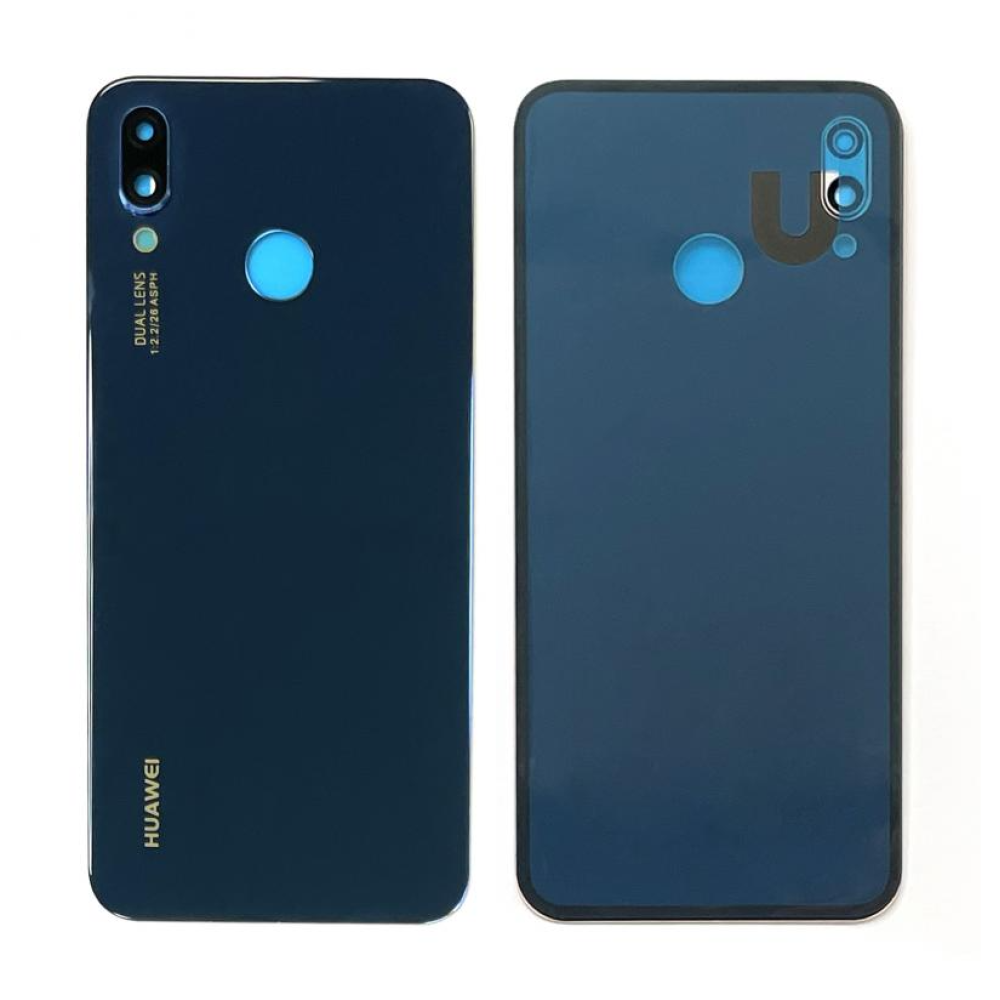 Huawei P20 Lite (ANE-L21) OEM Service Part Battery cover + Fingerprint (02351VNU) - Klein Blue