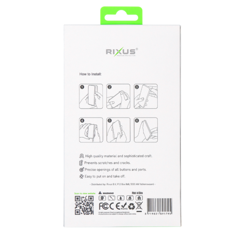 Rixus Classic 02 Case With MagSafe For iPhone 12 Pro Max - Green