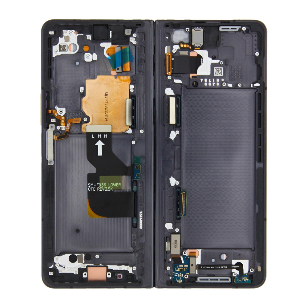 Samsung Galaxy Z Fold4 (SM-F936B) Display Complete + Frame (GH82-29462B /  GH82-29462A / GH82-29463A / GH82-29461A) - Phantom Black