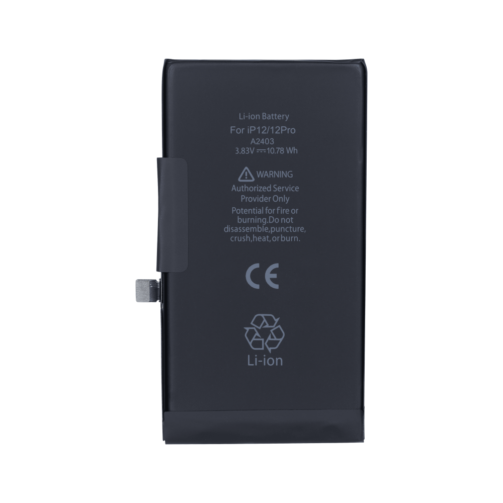 For iPhone 12, 12 Pro Battery With Tag-On Flex A2403 -  2815 mAh