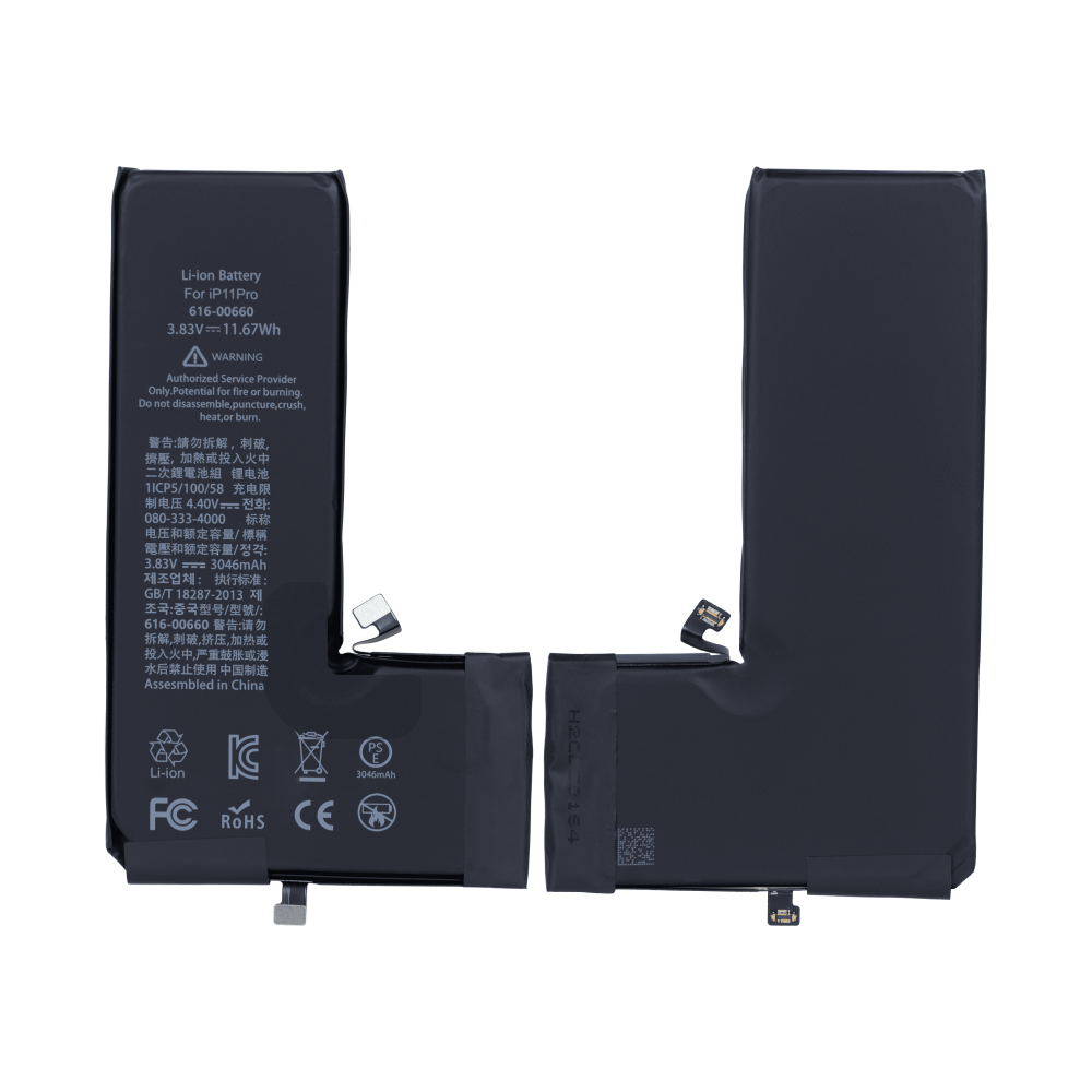 For iPhone 11 Pro Battery With Tag-On Flex 616-00660 - 3046mAh