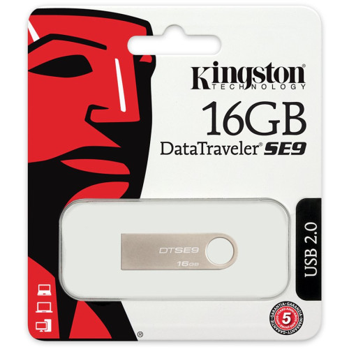 Kingston 16GB DataTraveler SE9H USB 2.0 Flash Drive