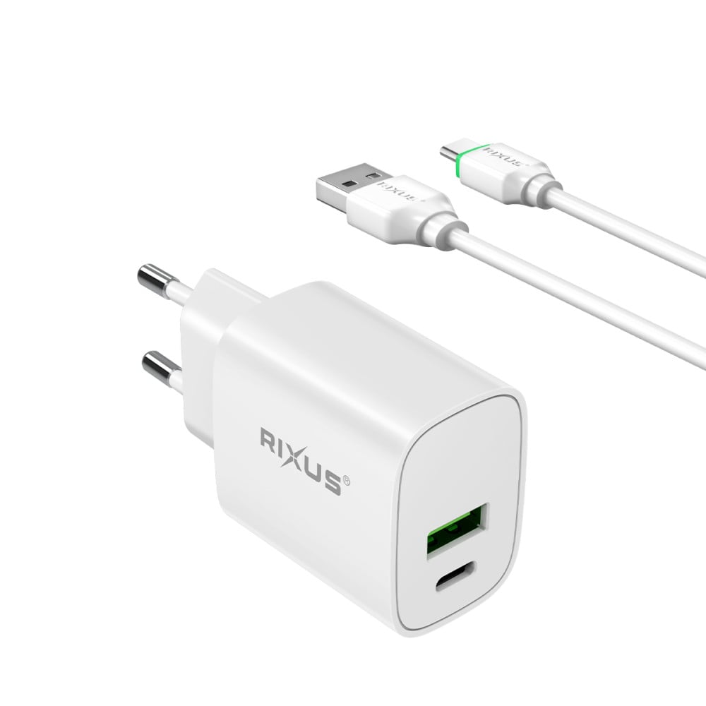 Rixus Quick Charge PD to Type C + USB slot 20W RX90C