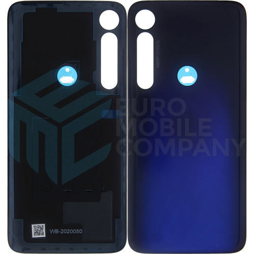 Motorola Moto G8 Plus Back cover + Adhesive (5S58C15537) - Blue