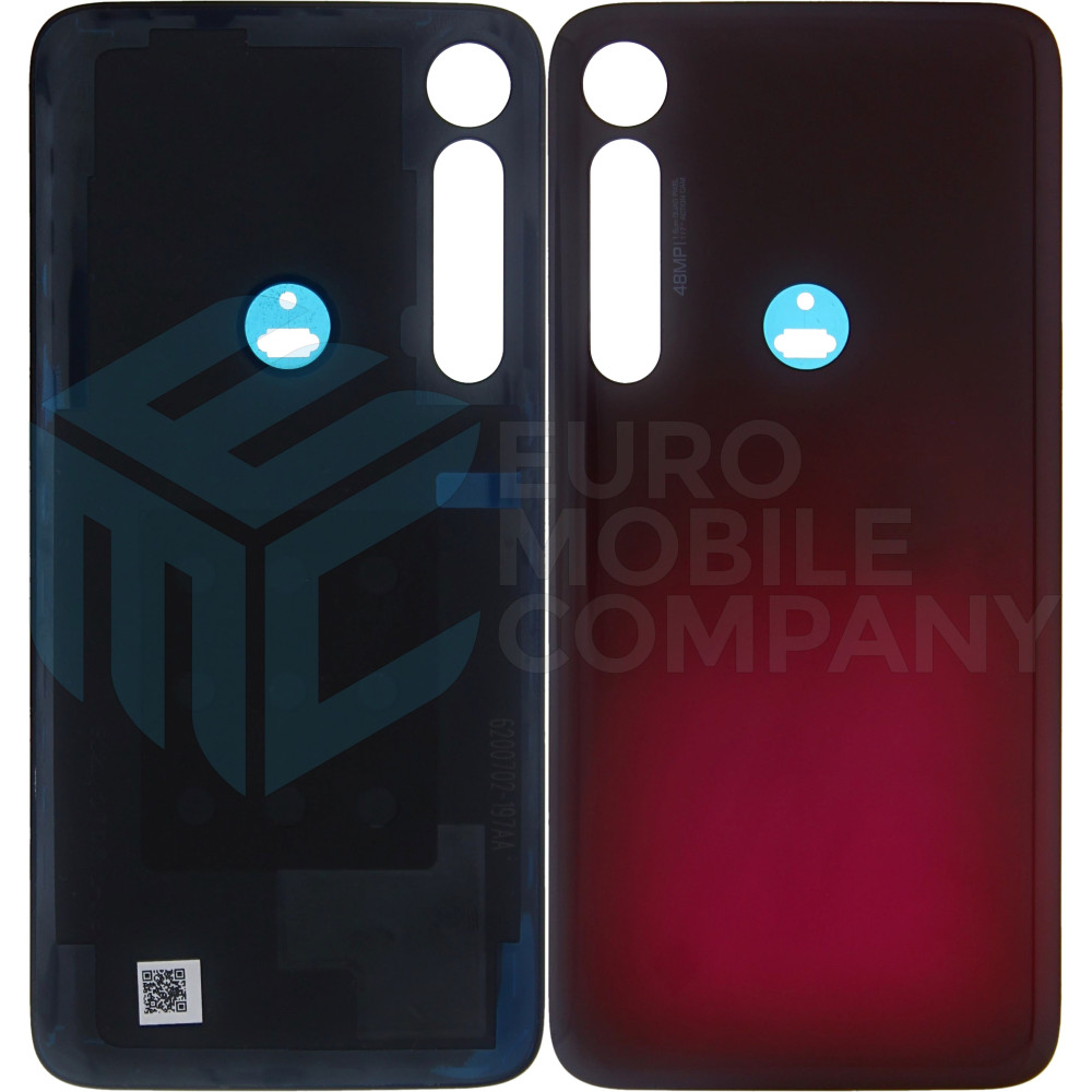 Motorola Moto G8 Plus Back cover + Adhesive (5S58C15538) - Red