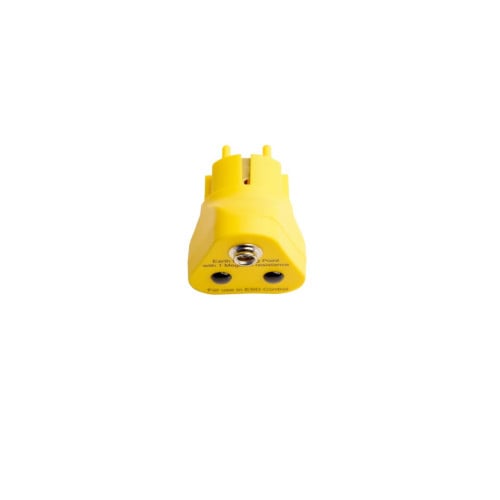 Grounding plug with 1x 10mm push button
