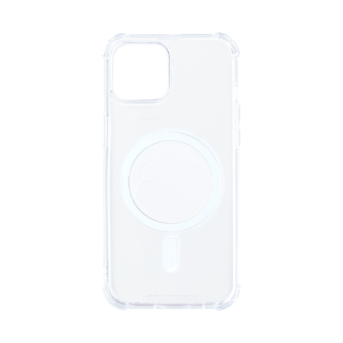 Rixus For iPhone 11 Pro Anti-Burst Case With Magsafe Transparent