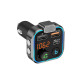 Rixus Car FM Bluetooth Transmitter RXBT30 - Black