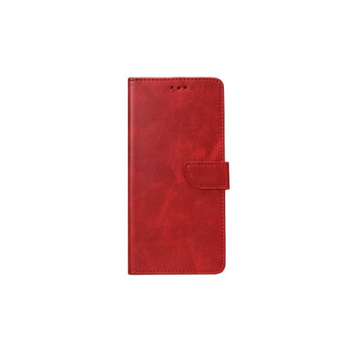 Rixus Bookcase For Huawei Mate 20 Lite (SNE-LX1/ SNE-L21) - Dark Red