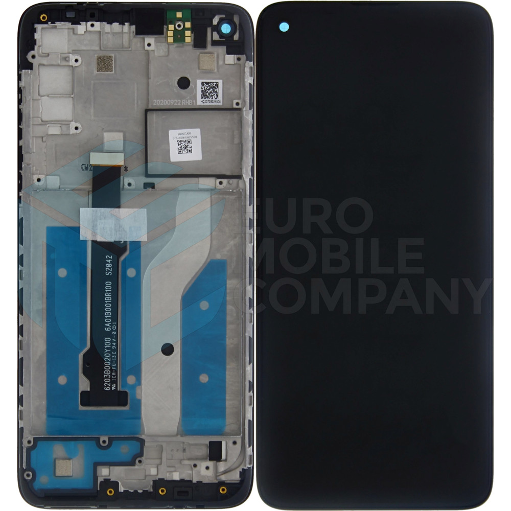 Motorola Moto G8 Display + Digitizer + Frame (5D68C16383) - Black
