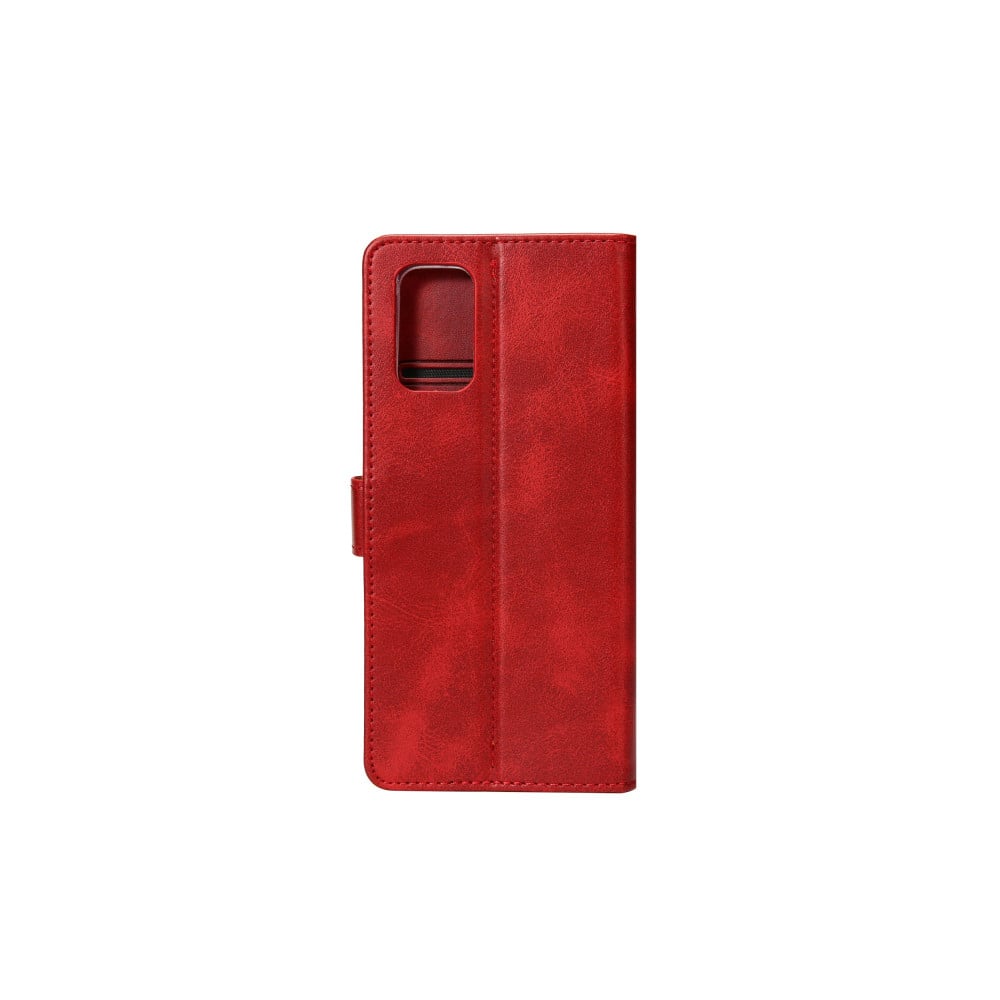 Rixus Bookcase For Samsung Galaxy A40 - Dark Red