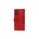 Rixus Bookcase For Samsung Galaxy S8 (SM-G950F) - Dark Red