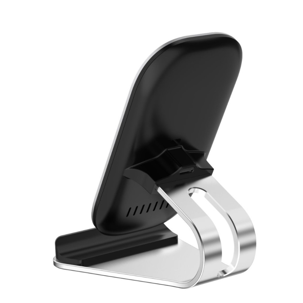 Rixus Wireless Charging Stand Silver RXWC35