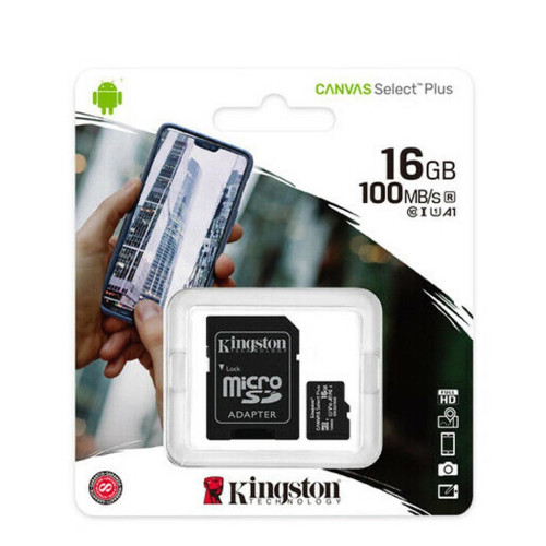 Kingston Canvas Select Plus microSD Card SDCS2 16GB - Class 10