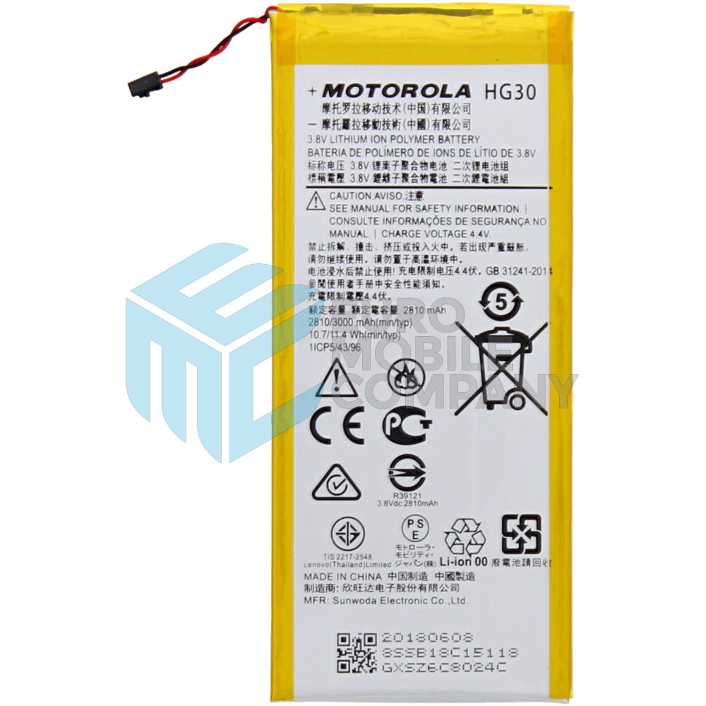 Motorola Moto Battery HG30 (SB18C15119) - 2810mAh